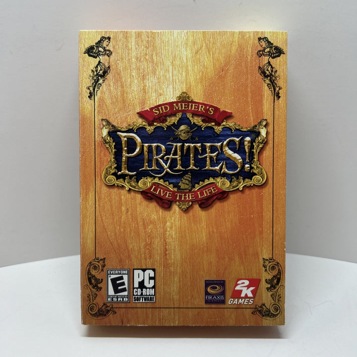 Sid Meiers Pirates! Live the Life (2004) 2K Games  PC Game COMPLETE WITH MAP CIB