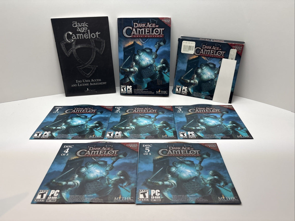Dark Age of Camelot: Epic Edition (PC, 2005) No Box