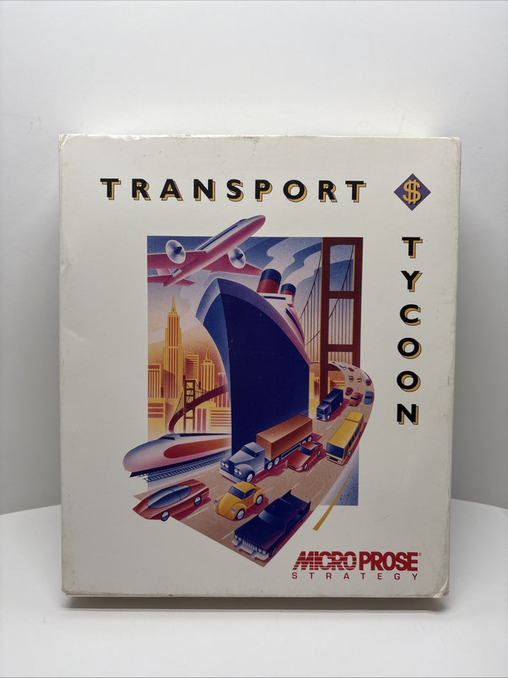 Transport Tycoon(1994) Big Box PC CDROM Microprose
