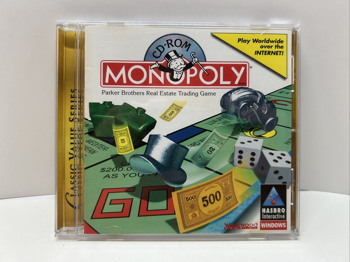 Monopoly (Windows PC, 1996) CD-ROM In Jewel Case - Classic Value Series