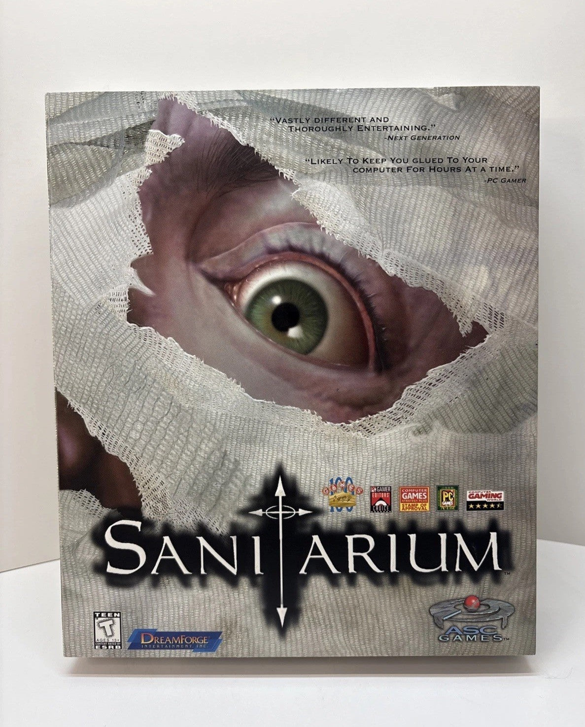 Sanitarium PC Big Box (1998) CIB – Manual + Partial Sealed Jewel Case – Mint