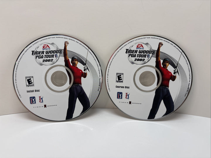 Tiger Woods PGA Tour 2002 EA Sports PC Computer Video Game - Discs Only (2)