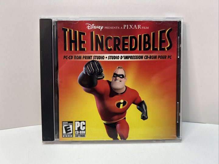 Disney's The Incredibles PC-CD Rom Print Studio Pixar Windows XP