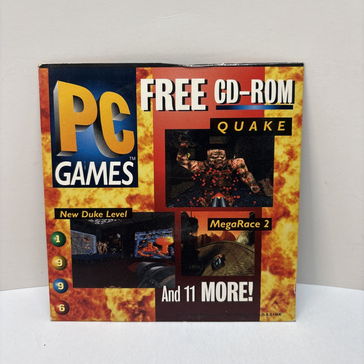 PC Games Magazine September 1996 Quake Heavy Metal Duke Nukem - Demo Disc Only