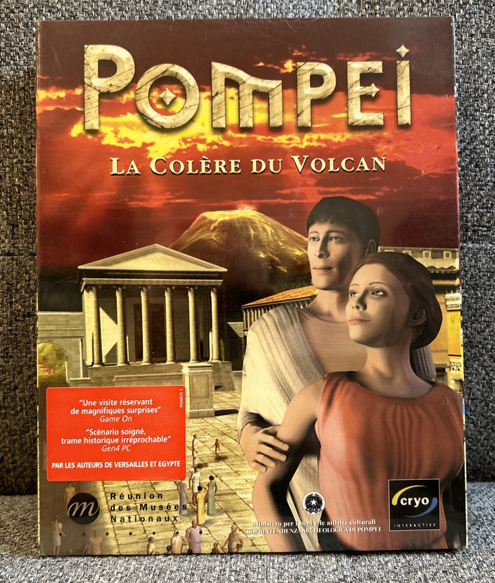 Jeu vidéo PC Big Box Pompei la Colère du Volcan - Cryo ( 2000 ) Neuf Scellé