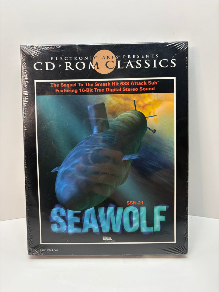SSN-21 Seawolf CD-ROM Classics (1994) - PC CD-ROM Big Box Sealed