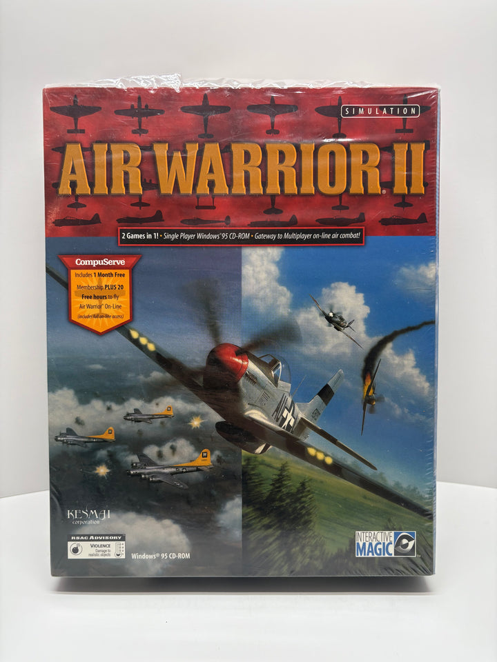 Air Warrior II (1997) - PC CD-ROM Big Box Like new condition