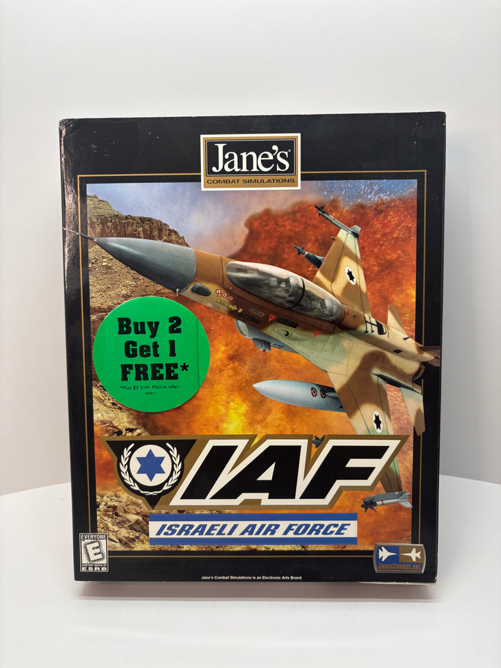 Jane's Combat Simulations IAF Israeli Air Force (1998) PC CD-ROM Big Box Sealed