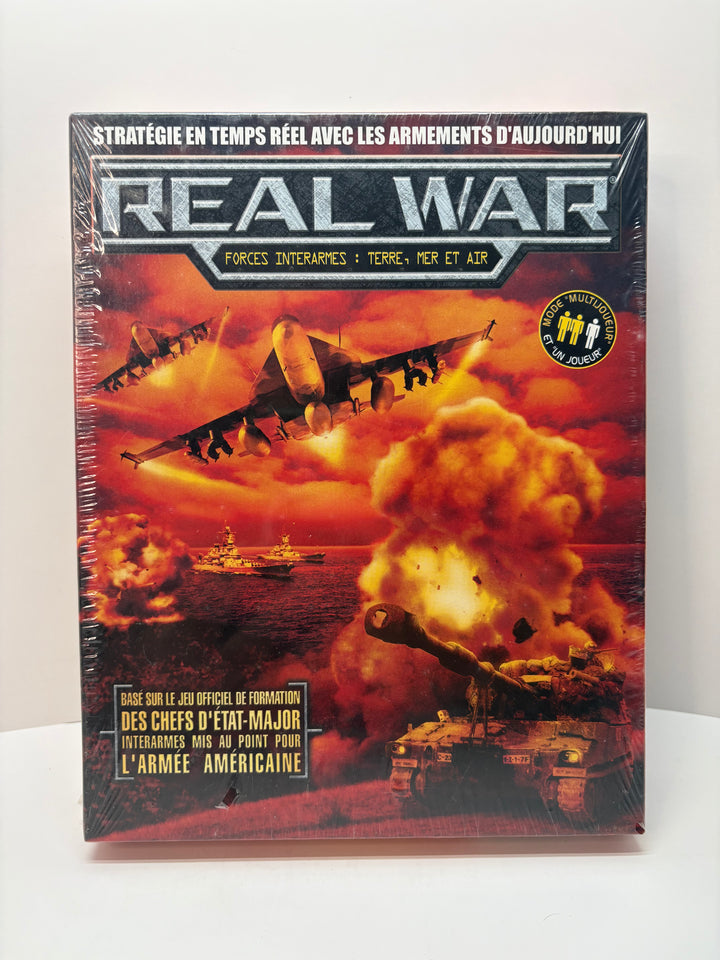 Real War Forces Interarmes (2001) PC CD-ROM Big Box Sealed French