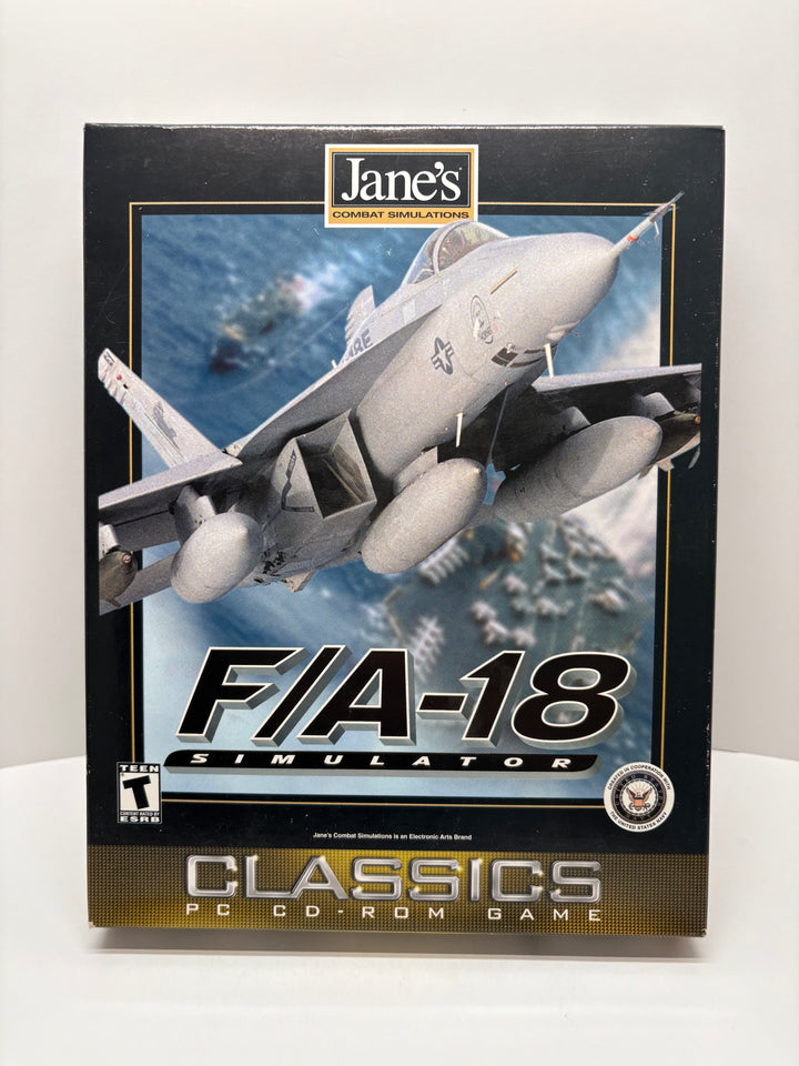Janes's F/A-18 Simulator (2000) - PC CD-ROM Big Box Sealed