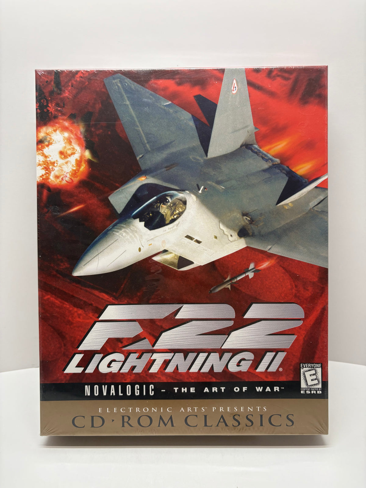 F22 Lightning II (1996) by Novalgic - PC CD-ROM Big Box Sealed