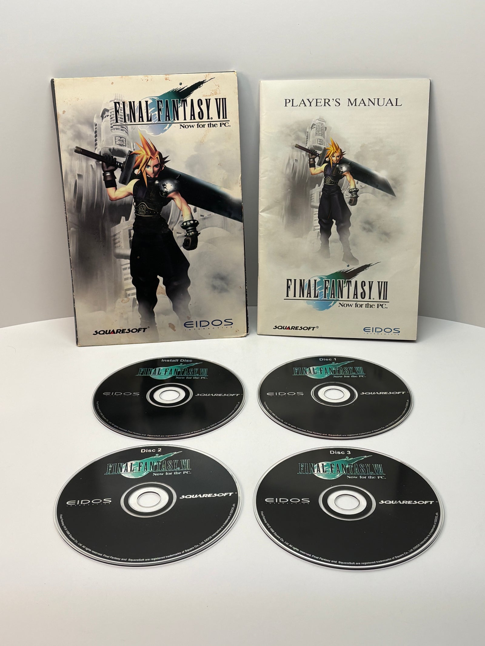 Final Fantasy VII (1998) by Squaresoft - PC CD-ROM - Cover damage see pic