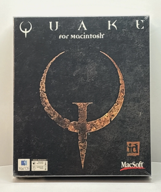 Quake For Macintosh (1996) - MAC Rare Big Box Full Registered - Mint In Acrylic