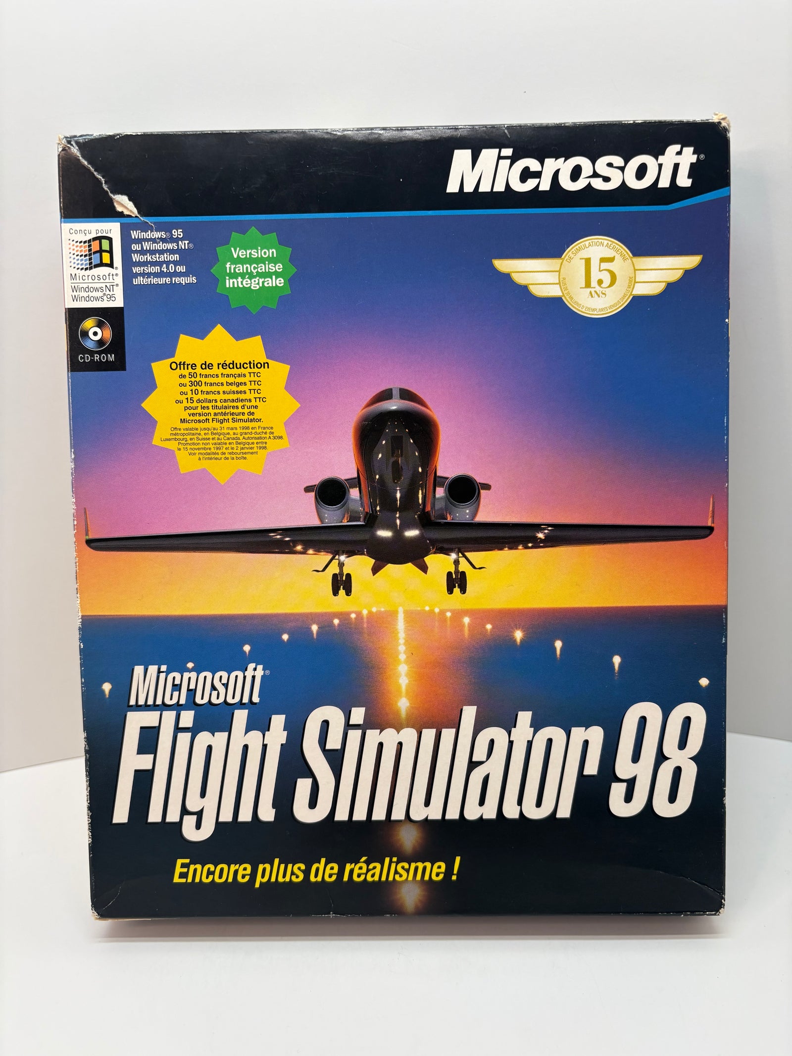 Microsoft Flight Simulator 98 (1997) - Big Box PC CD-ROM - French