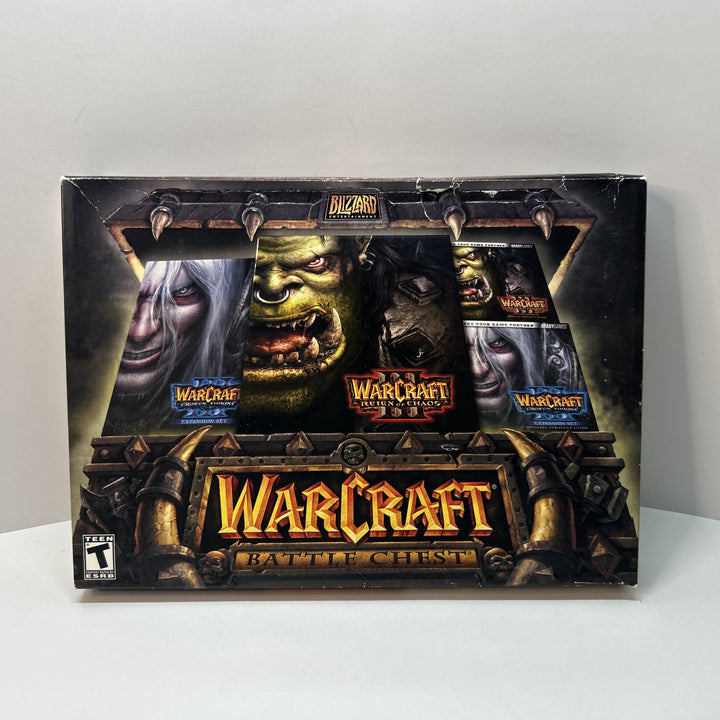 Warcraft III 3 Battle Chest: Rein Of Chaos Frozen Throne PC Box Damage - No Game