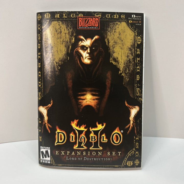 Diablo 2 Expansion Set LORD OF DESTRUCTION - Manual Only - English - No Game