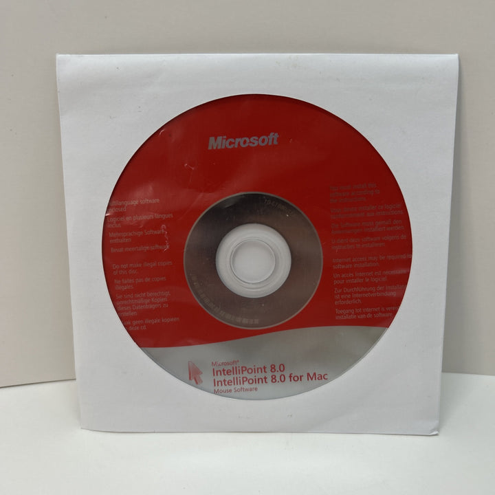 Microsoft Intellipoint Intellitype 8.0 PC & Mac Install Keyboard/Mouse Software
