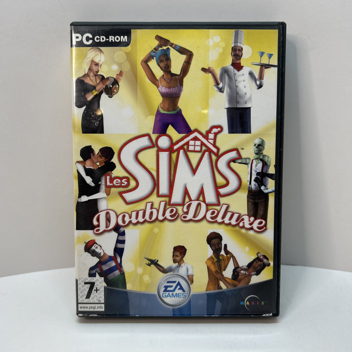 Les Sims Double Deluxe Edition  (2003, 4-Disc Set) French Français