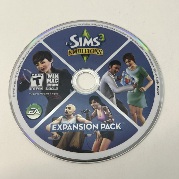The Sims 3 Ambitions PC Expansion Pack 2010  - Disc Only (1)