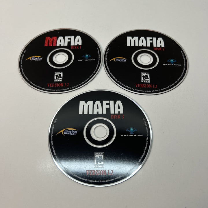 Mafia Version 1.2 PC Windows Video Game 2002 - Discs Only (3)