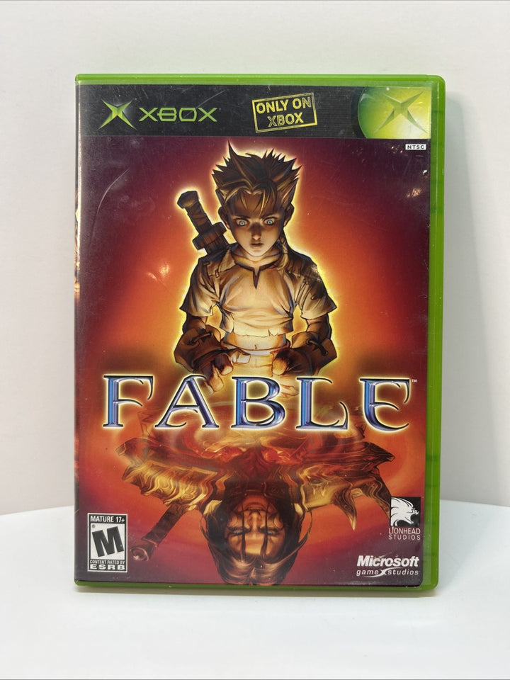 Fable Xbox (Microsoft Xbox, 2004, Tested, In Very Good Condition)