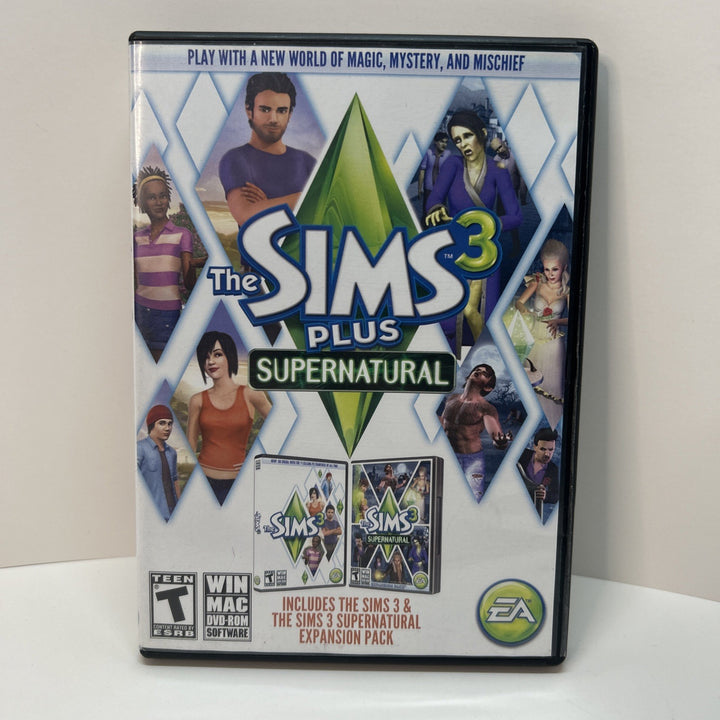 The Sims 3 Plus Supernatural  (Windows/Mac, 2012) Complete