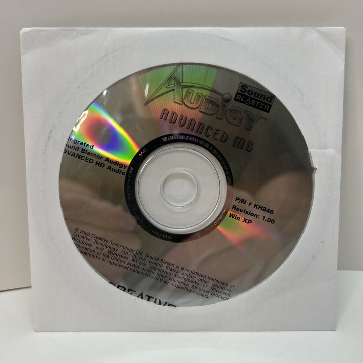 Audigy Advanced MB Sound Blaster CD 2006 Creative Technology  KH846 - Sealed+key