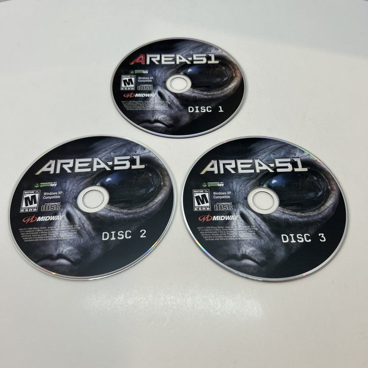 Area-51  PC 3 CD-ROM, 2005 Discs Only (3)
