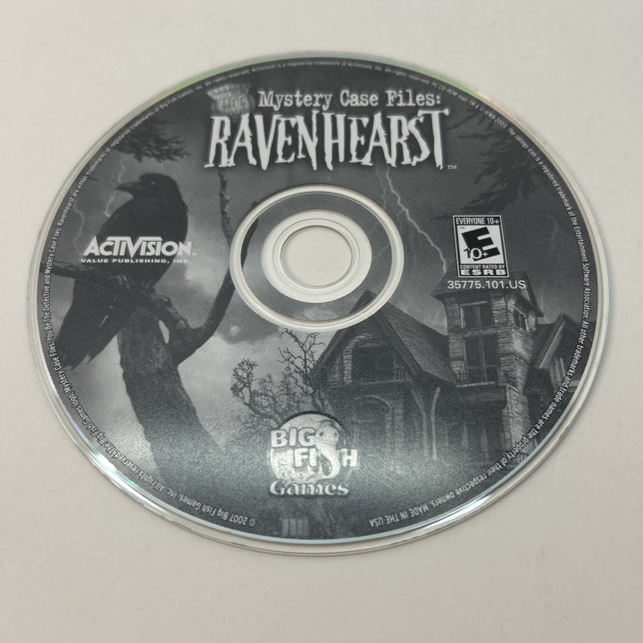 Mystery Case Files Ravenhearst PC CD ROM Video Game