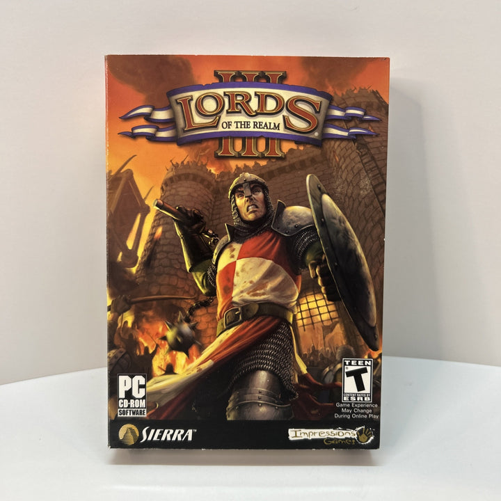Lords of the Realm III 3 (PC, Windows 98/ME/ CD-ROM) Small Box - No Manual
