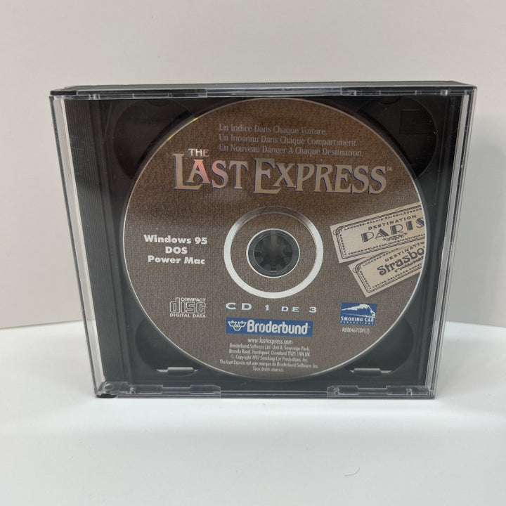 The Last Express PC CD DOS 1997 Adventure Game