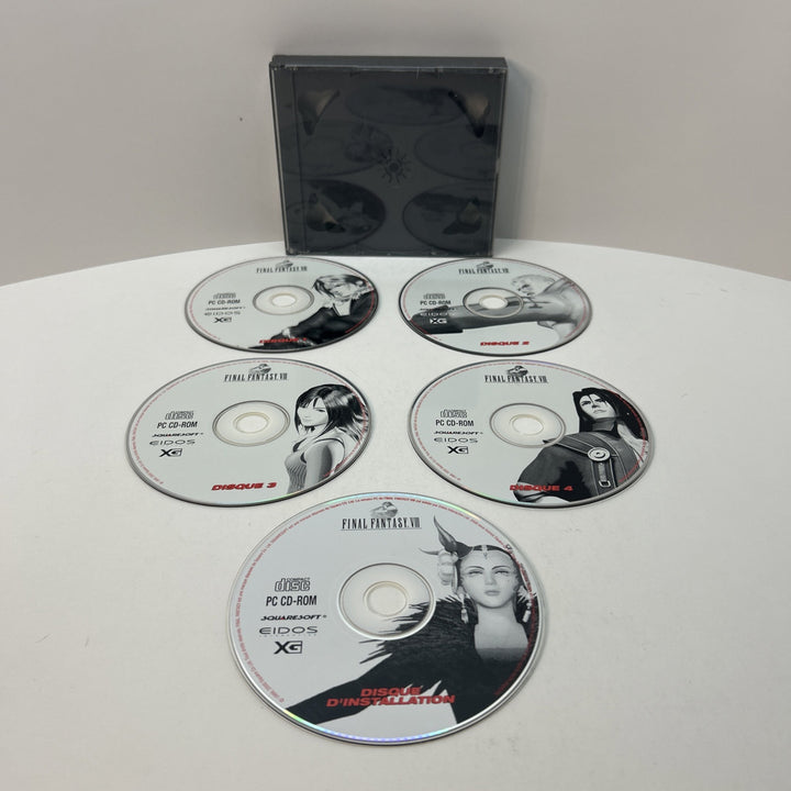 Final Fantasy VIII PC CD Double Jewel Case 4 Cd Set French Eidos Squaresoft