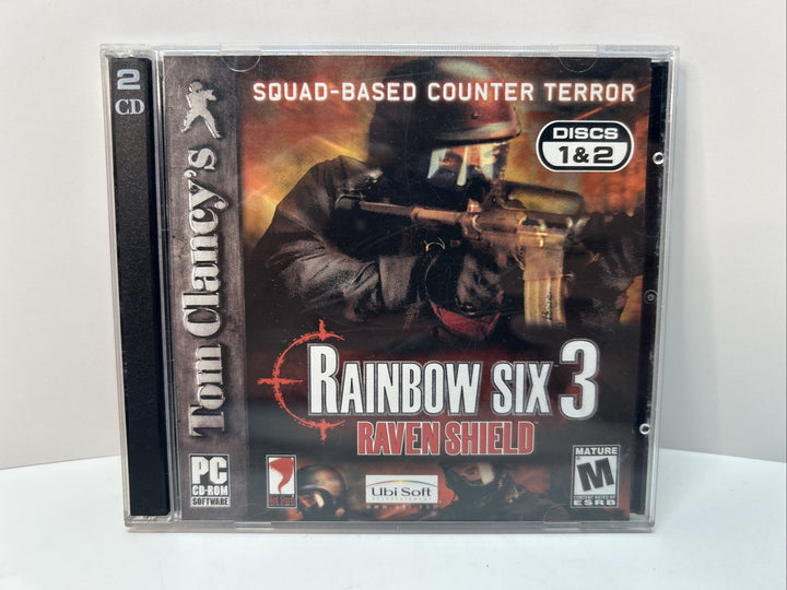 Tom Clancy's Rainbow Six 3: Raven Shield (PC CD-ROM, 2003) 2-Disc Set