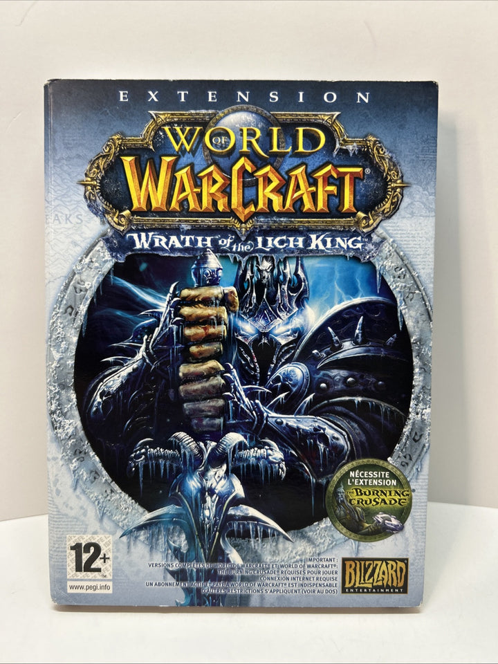 World of Warcraft: Wrath of the Lich King (PC, 2008) Complete CIB - French FR