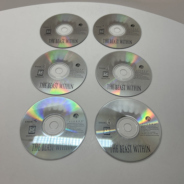 Gabriel Knight 2 - The Beast Within, Sierra PC-1995 - Disc Only (6) French