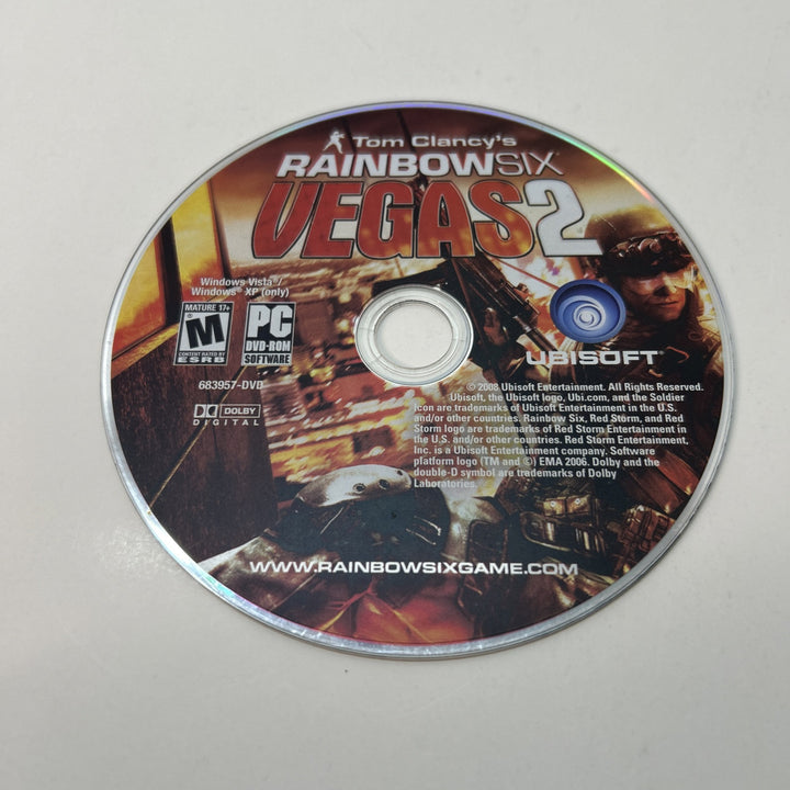 Tom Clancy's Rainbow Six: Vegas 2 (PC, 2008) Disc Only