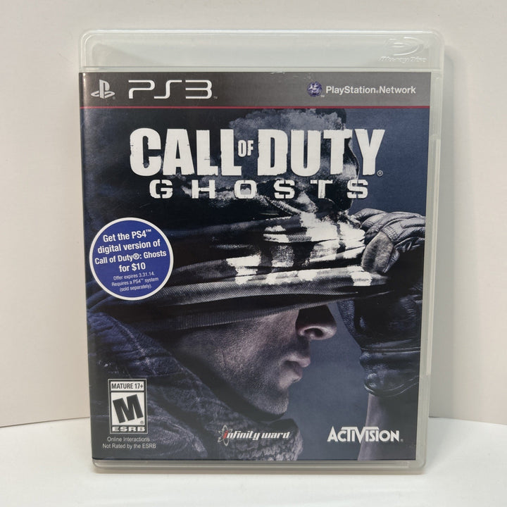 Call of Duty Ghosts (Sony Playstation 3 PS3, 2013) CIB - Tested & Working