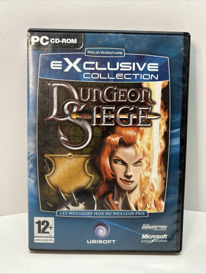 Dungeon Siege PC CD ROM Video Game (2 discs) 2002 No Manual - French Français