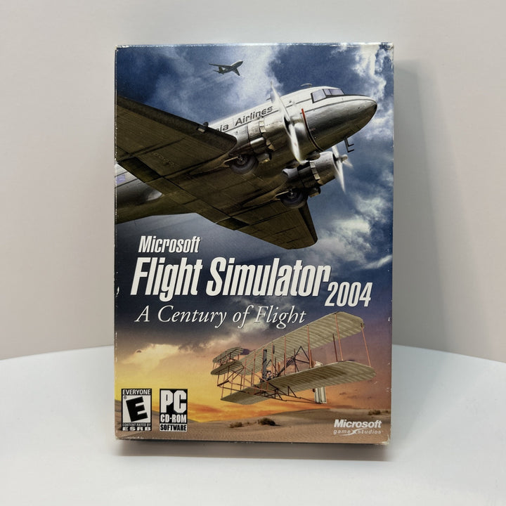 Microsoft Flight Simulator 2004 PC Small Box - CIB -Content Mint - Box Damaged