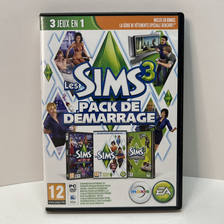 Les Sims 3 Pack de Demarrage Starter- 3 Jeux en 1 - PC DVD-Rom / MAC French VF