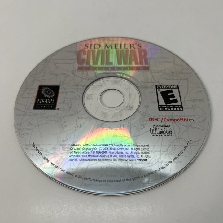 Sid Meier's Civil War Collection Disc Only!(PC, 2004)