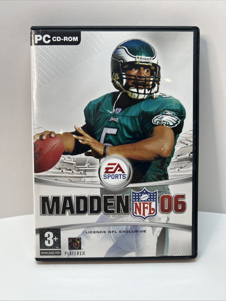 Madden NFL 06 PC, 2005- 3 Disc Set - COMPLETE - French Français
