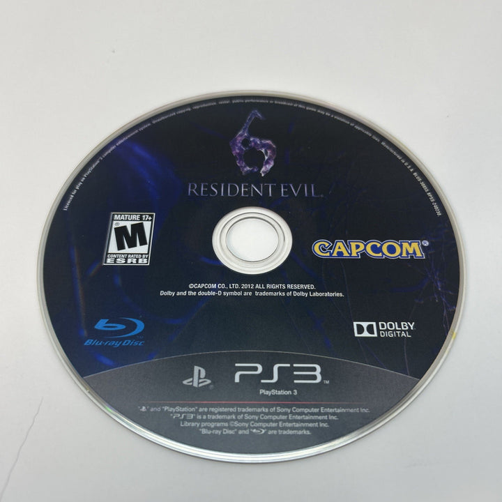 Resident Evil 6 (Sony PlayStation 3 / PS3, 2012) Disc Only