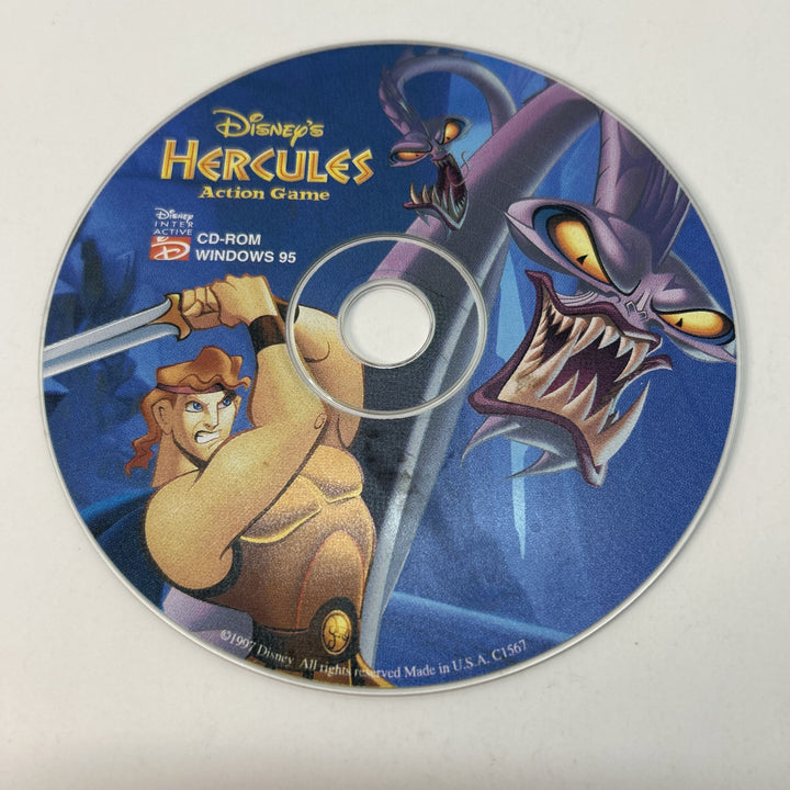 Disney's Hercules Action Game PC 1997 Computer Cd-rom Windows