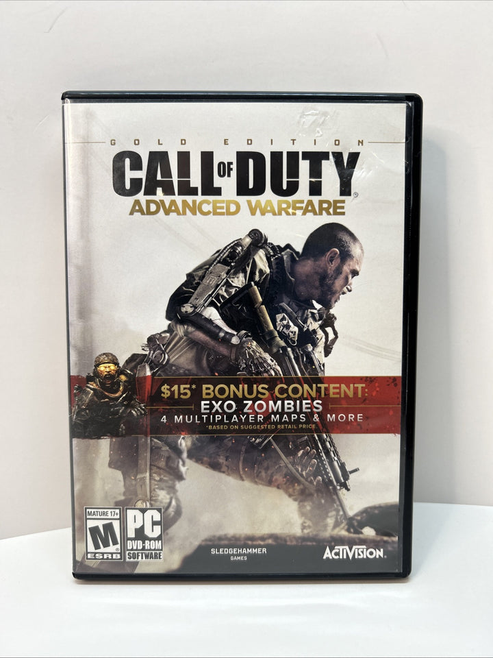 Call of Duty: Advanced Warfare Gold Edition COD 2014 PC 6 discs - No Manual/Keys