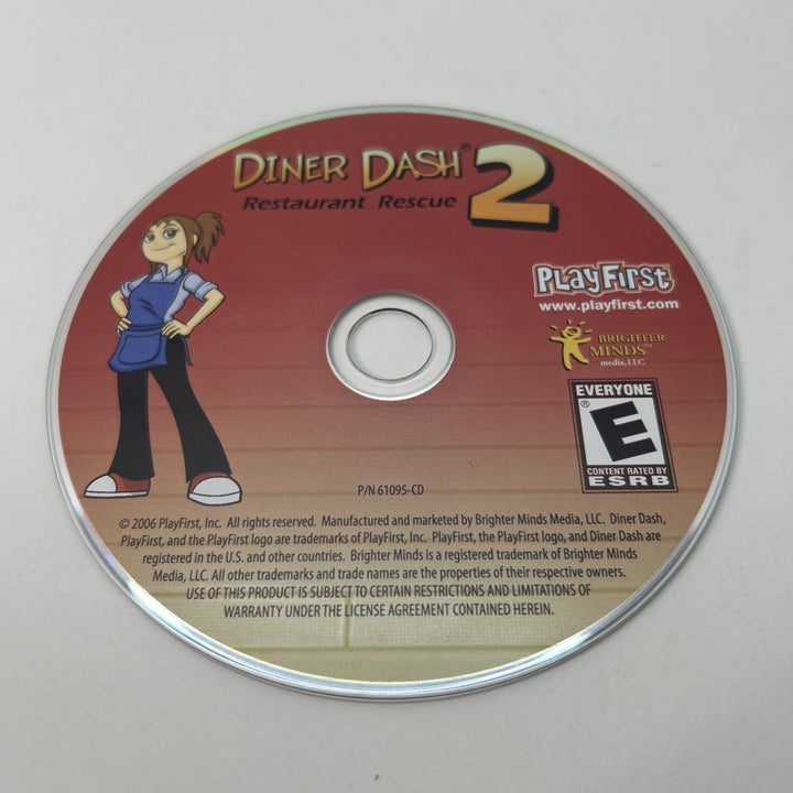 DINER DASH 2 Restaurant Rescue Pc Cd Rom - Discs Only (1)