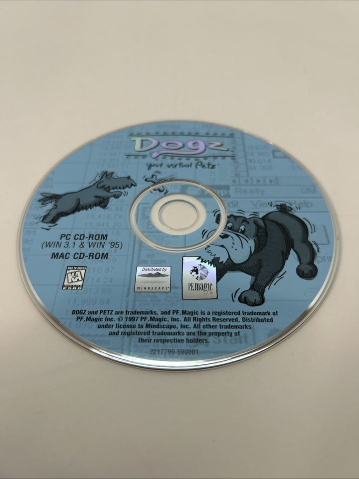 Dogz II Your Virtual Petz PC Windows 95 1997 Pet Game New Sealed CD ROM