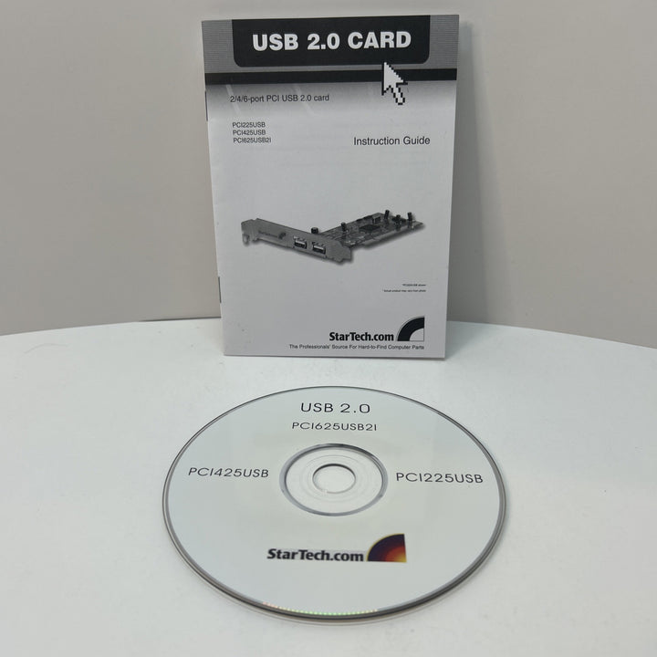 StarTech PCI USB 2.0 Card – Driver & Instruction Guide CD-ROM