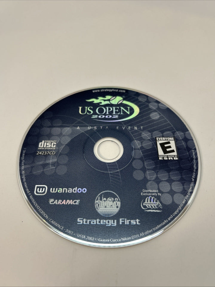 US Open 2002 (PC, 2002) Tennis Game for PC