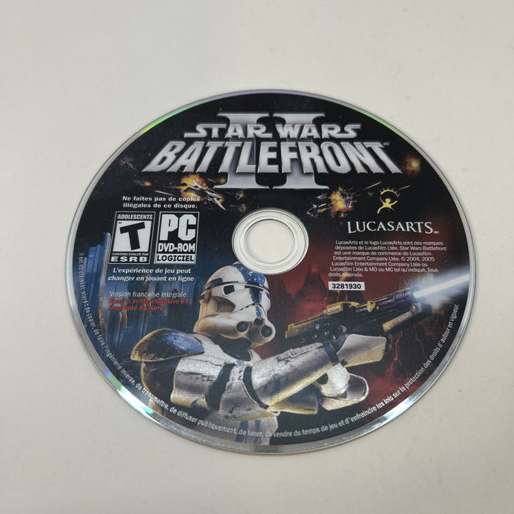 Star Wars Battlefront II 2 - PC Game - Disc Only (1 DVD) French Français